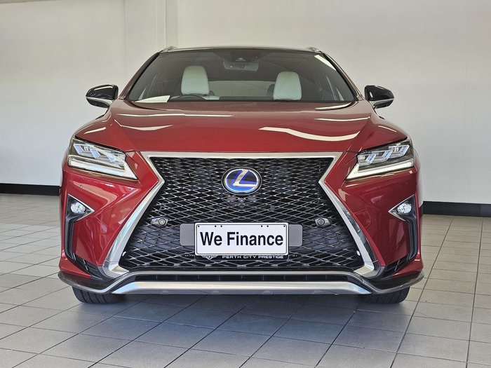 2018 Lexus RX 450h F Sport GYL25R 4X4 On Demand Vermillion