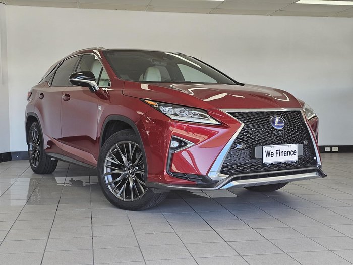 2018 Lexus RX 450h F Sport GYL25R 4X4 On Demand Vermillion