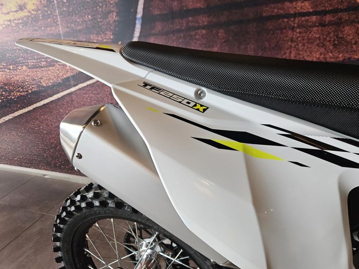 2025 Triumph TF 250-X Off Road White