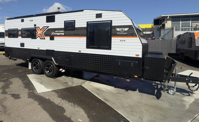 2025 JB Caravans Dirt Road Extreme 23'6 Rear Club Lounge