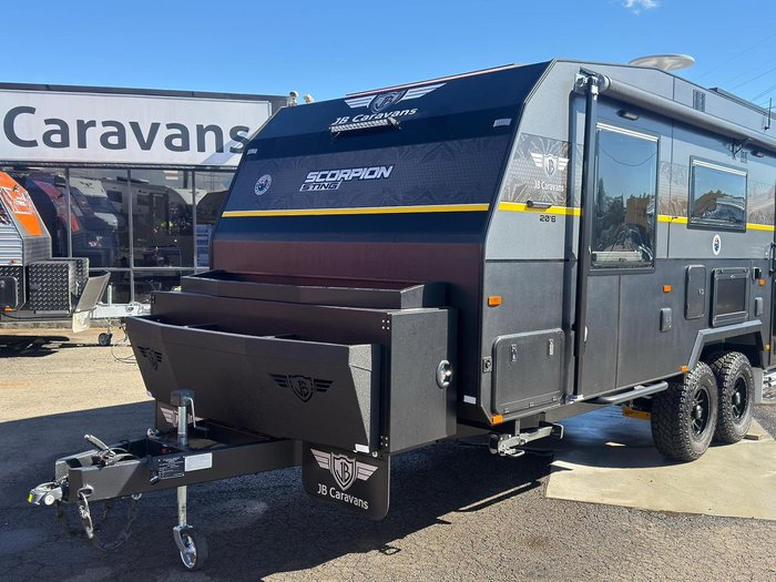 2025 JB Caravans Scorpion Sting 20'6 Rear Door Cafe