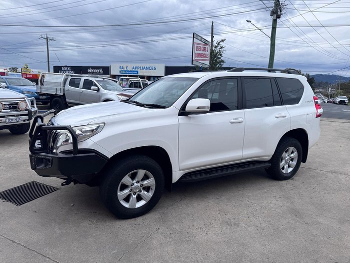 2014 Toyota Landcruiser Prado GXL KDJ150R MY14 4X4 Dual Range Glacier White
