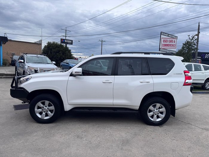 2014 Toyota Landcruiser Prado GXL KDJ150R MY14 4X4 Dual Range Glacier White