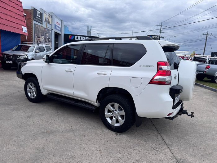 2014 Toyota Landcruiser Prado GXL KDJ150R MY14 4X4 Dual Range Glacier White