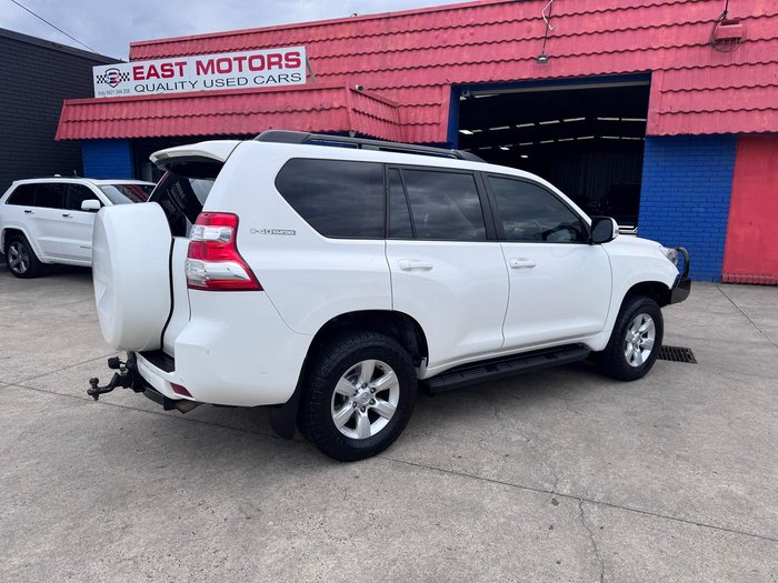 2014 Toyota Landcruiser Prado GXL KDJ150R MY14 4X4 Dual Range Glacier White