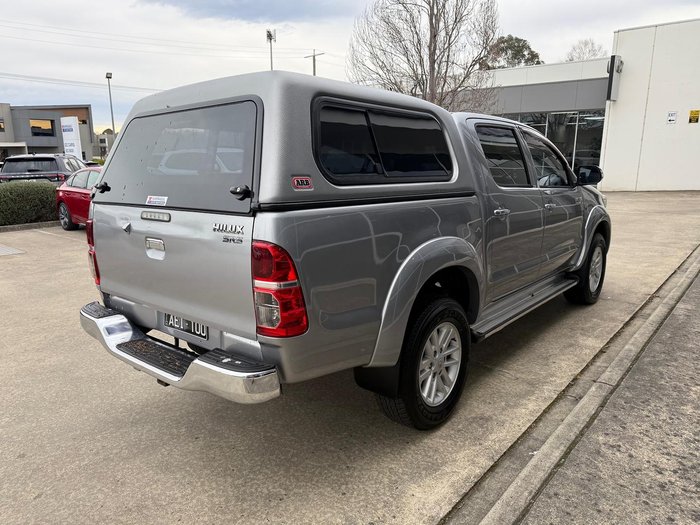 2015 Toyota Hilux SR5 KUN26R MY14 4X4 Dual Range Silver Sky
