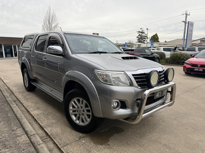 2015 Toyota Hilux SR5 KUN26R MY14 4X4 Dual Range Silver Sky