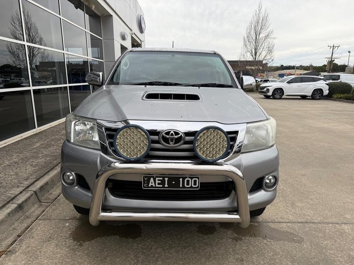 2015 Toyota Hilux SR5 KUN26R MY14 4X4 Dual Range Silver Sky