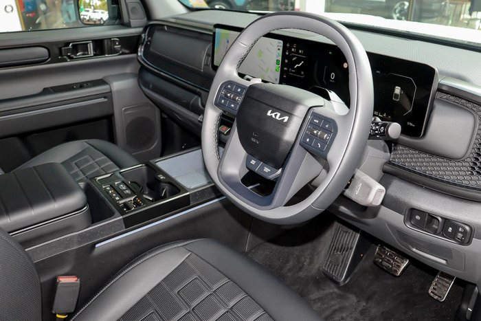 2025 Kia Tasman X-Line TK MY26 4X4 Dual Range Clear White