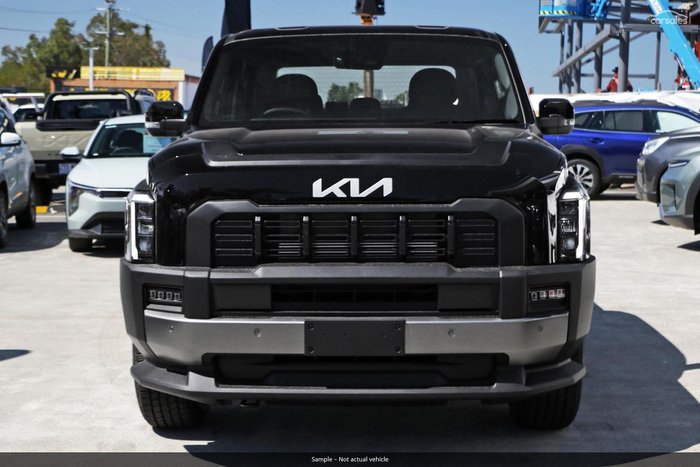 2025 Kia Tasman SX+ TK MY26 4X4 Dual Range Aurora Black