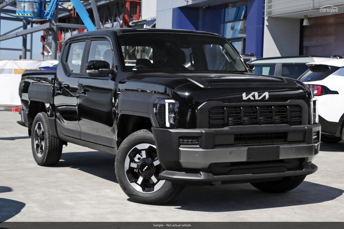 2025 Kia Tasman SX+ TK MY26 4X4 Dual Range Aurora Black