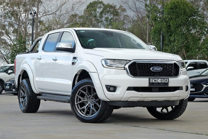 2021 Ford Ranger XLT PX MkIII MY21.25 4X4 Dual Range WHITE