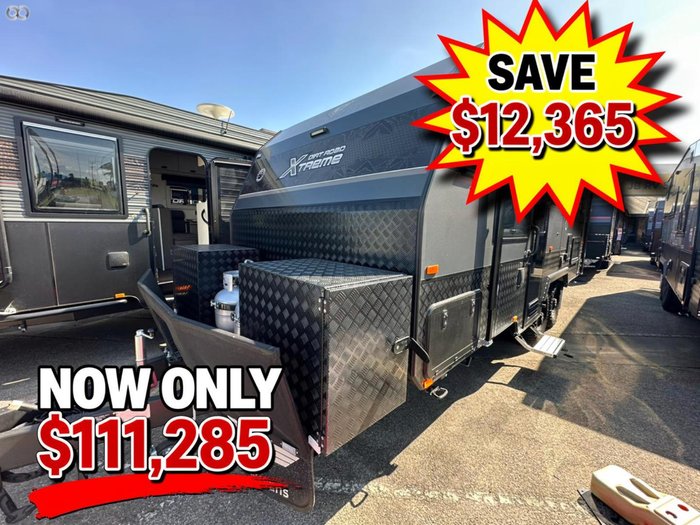 2025 JB Caravans Dirt Road Xtreme 19'6 Fd Cafe Save $12,365 Was $123,650