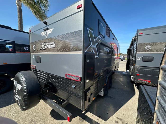 2025 JB Caravans Dirt Road Xtreme 19'6 Fd Cafe Save $12,365 Was $123,650