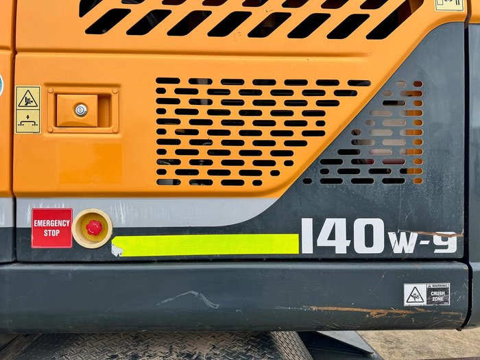 2018 Hyundai Robex 140-W9 Wheeled Excavator