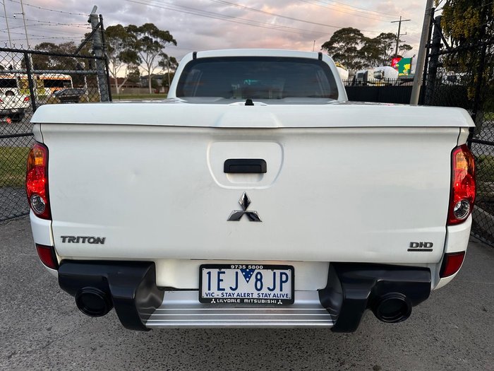 2015 Mitsubishi Triton GLX MN MY15 4X4 Dual Range White