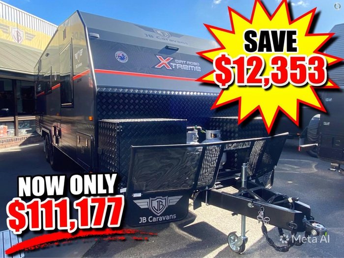 2025 JB Caravans 22' Dirt Road Xtreme Save $12,353 Was 123,530