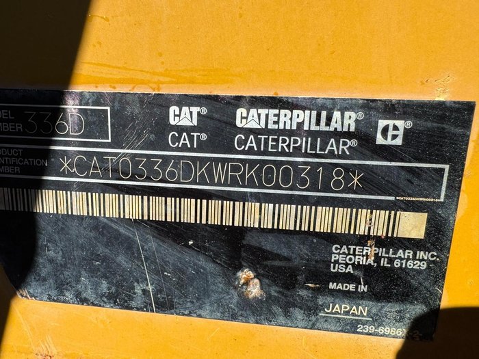 2011 Caterpillar 336Dl