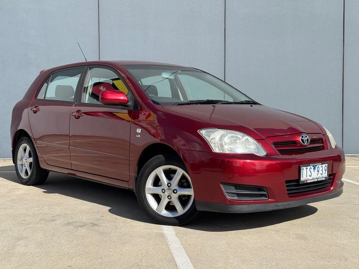 2005 Toyota Corolla Conquest ZZE122R Crimson