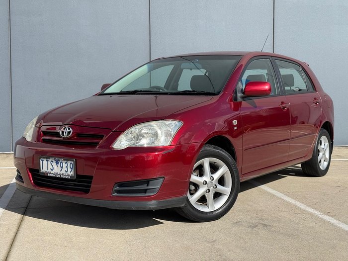 2005 Toyota Corolla Conquest ZZE122R Crimson