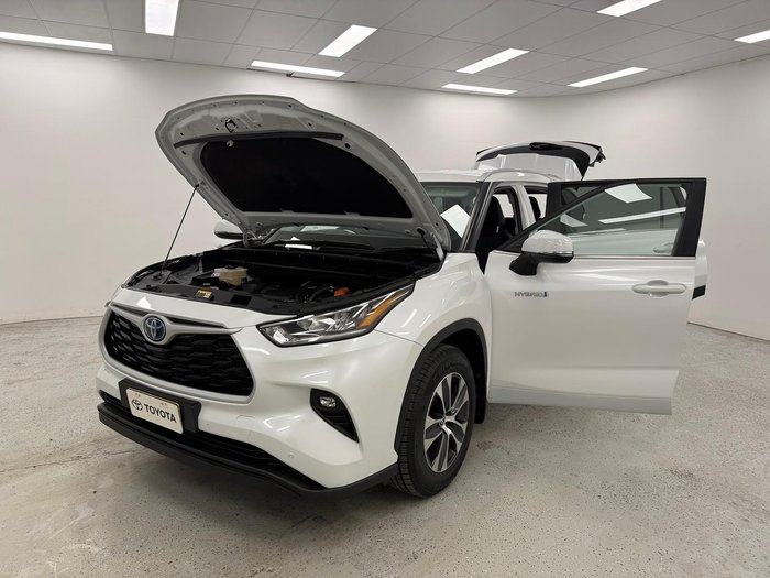2023 Toyota Kluger GXL AXUH78R 4X4 On Demand Frosted White