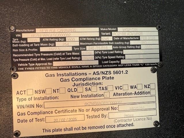 2025 New Age Caravans Road Owl Ro21be Adv My25