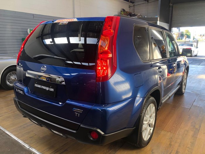 2010 Nissan X-TRAIL Ti T31 MY10 4X4 On Demand Electric Blue