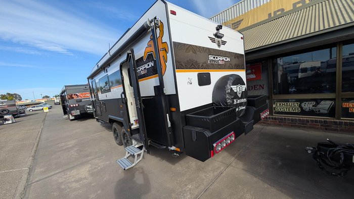2025 JB Caravans 21'6 Scorpion Sting Air Rear Door Save $16,810 Was $168,100