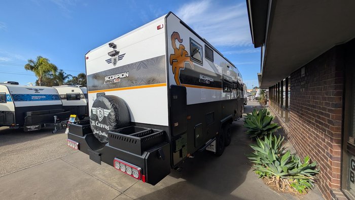 2025 JB Caravans 21'6 Scorpion Sting Air Rear Door Save $16,810 Was $168,100