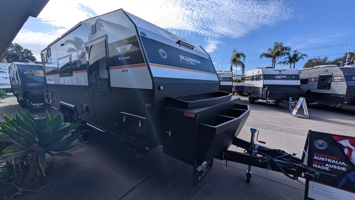 2025 JB Caravans 21'6 Scorpion Sting Air Rear Door