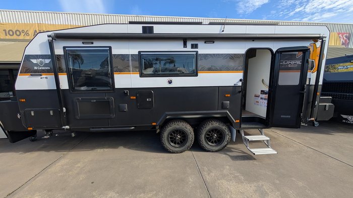 2025 JB Caravans 21'6 Scorpion Sting Air Rear Door Save $16,810 Was $168,100