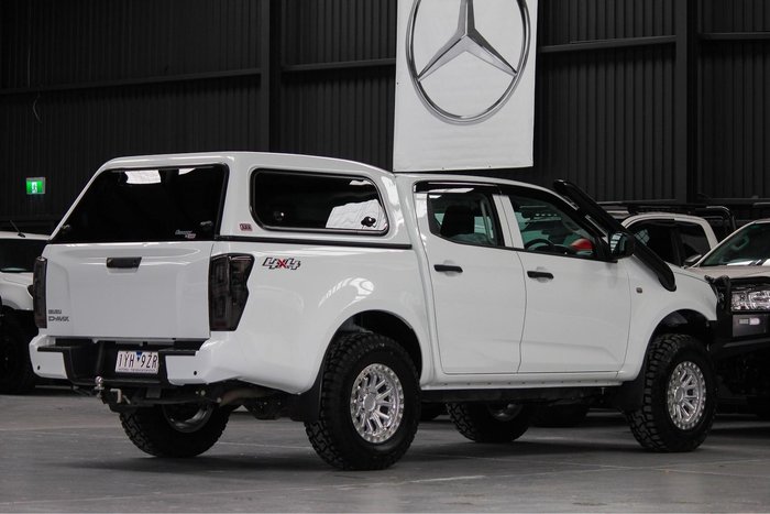 2023 Isuzu D-MAX SX MY23 4X4 Dual Range Mineral White