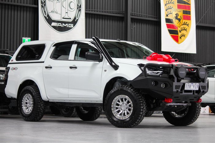 2023 Isuzu D-MAX SX MY23 4X4 Dual Range Mineral White