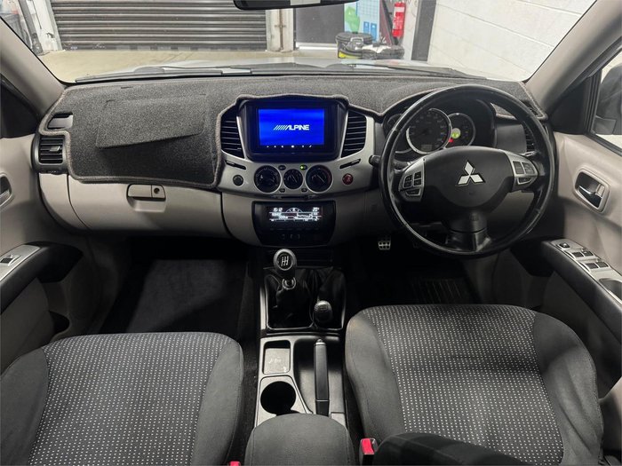 2010 Mitsubishi Triton GLX-R MN MY10 4X4 Dual Range Cool Silver