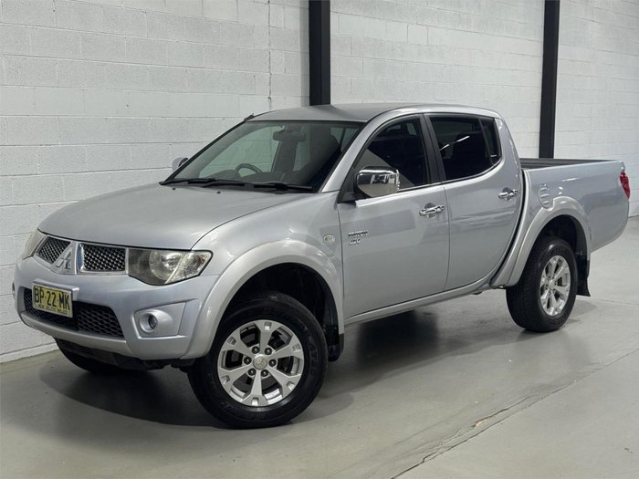 2010 Mitsubishi Triton GLX-R MN MY10 4X4 Dual Range Cool Silver