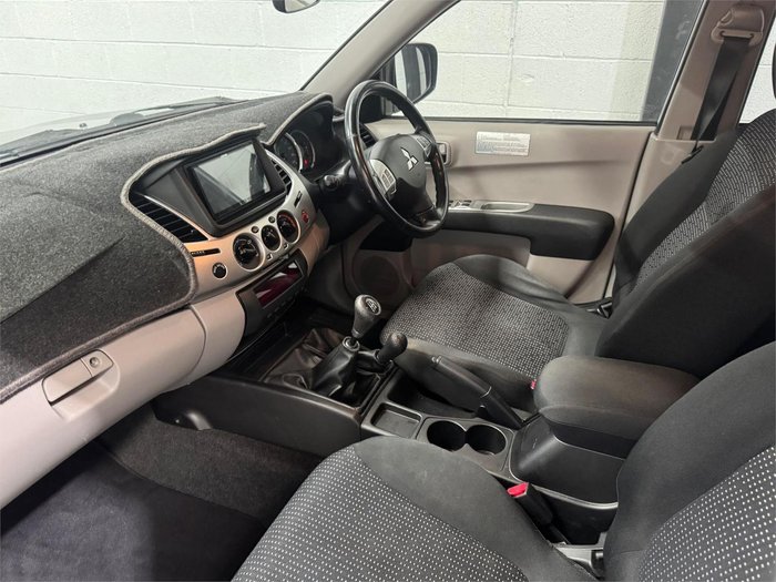 2010 Mitsubishi Triton GLX-R MN MY10 4X4 Dual Range Cool Silver