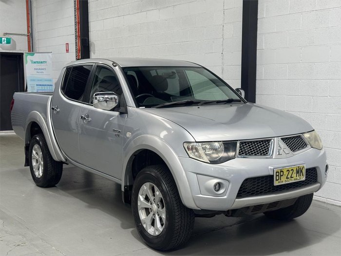 2010 Mitsubishi Triton GLX-R MN MY10 4X4 Dual Range Cool Silver