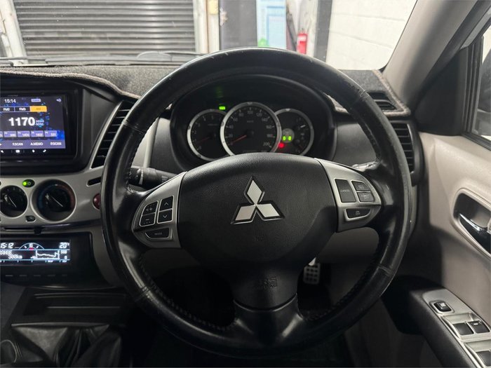 2010 Mitsubishi Triton GLX-R MN MY10 4X4 Dual Range Cool Silver