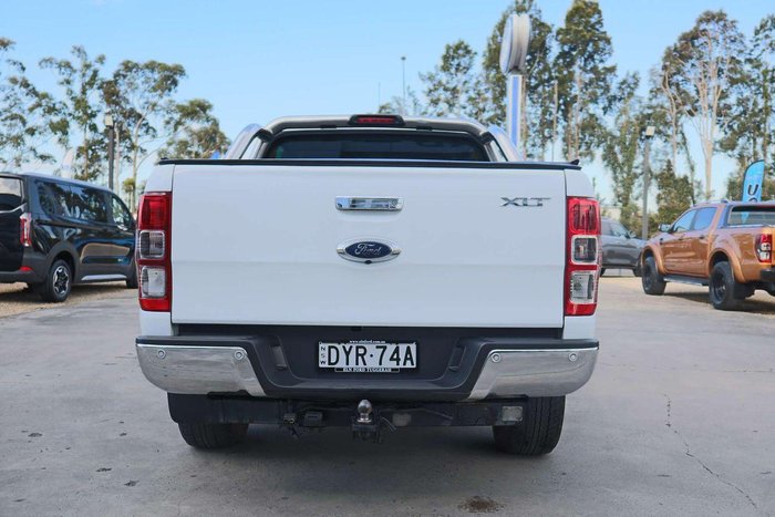 2018 Ford Ranger XLT PX MkII MY18 4X4 Dual Range Frozen White