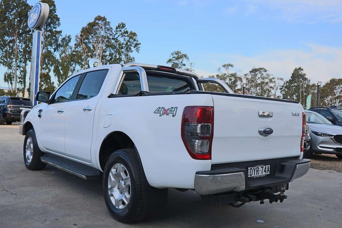 2018 Ford Ranger XLT PX MkII MY18 4X4 Dual Range Frozen White