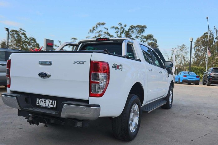2018 Ford Ranger XLT PX MkII MY18 4X4 Dual Range Frozen White