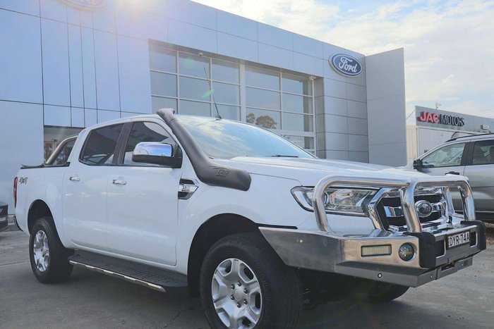 2018 Ford Ranger XLT PX MkII MY18 4X4 Dual Range Frozen White