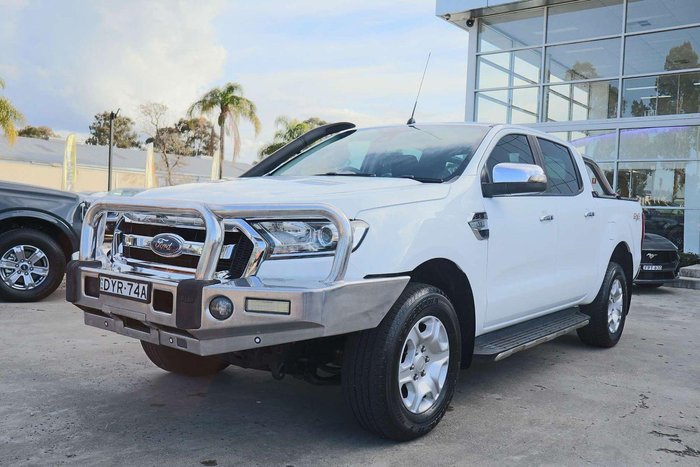 2018 Ford Ranger XLT PX MkII MY18 4X4 Dual Range Frozen White