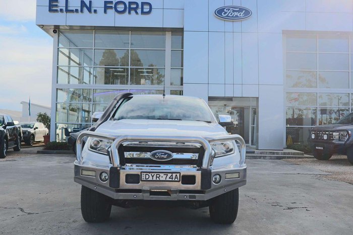 2018 Ford Ranger XLT PX MkII MY18 4X4 Dual Range Frozen White