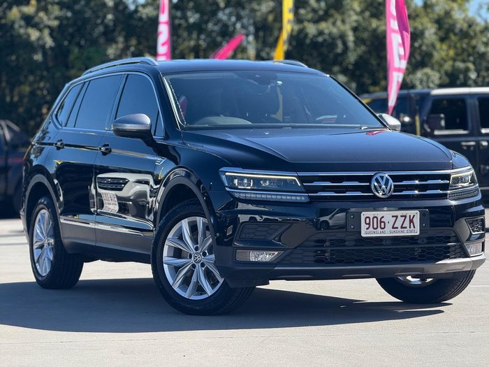 2019 Volkswagen Tiguan 132TSI Comfortline Allspace 5N MY20 Four Wheel Drive Deep Black