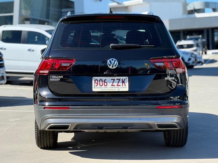 2019 Volkswagen Tiguan 132TSI Comfortline Allspace 5N MY20 Four Wheel Drive Deep Black