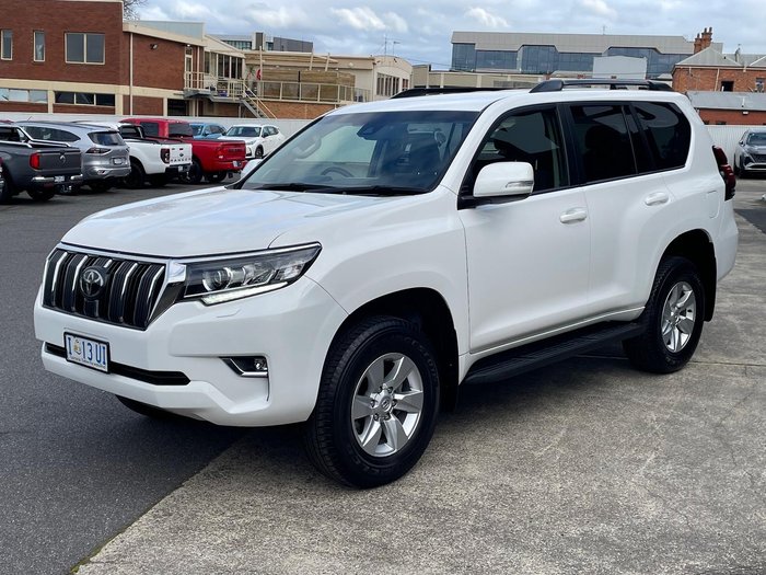 2020 Toyota Landcruiser Prado GXL GDJ150R 4X4 Dual Range White