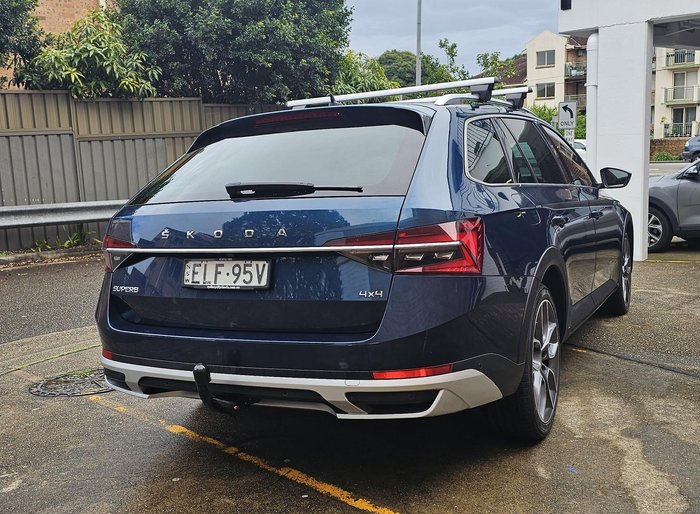 2020 SKODA Superb 200TSI Scout NP MY21 4X4 Constant Lava Blue