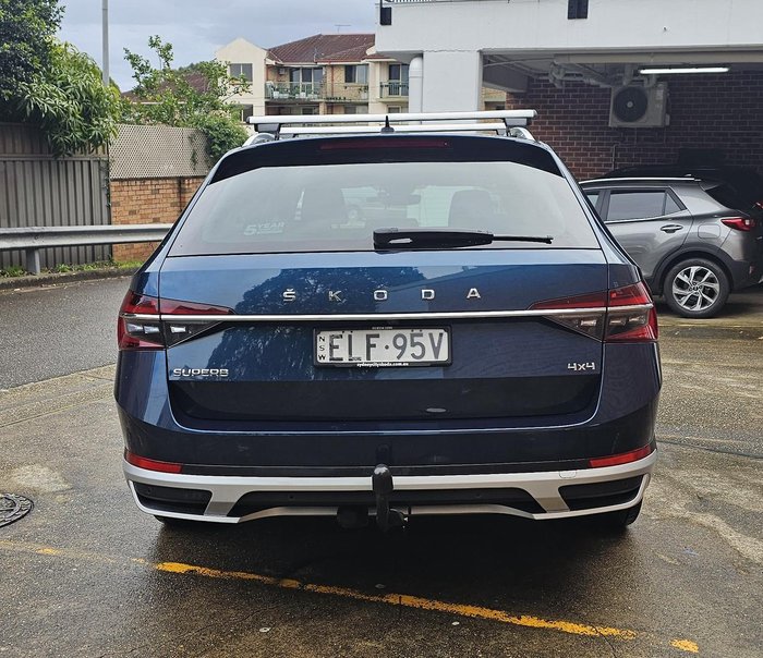 2020 SKODA Superb 200TSI Scout NP MY21 4X4 Constant Lava Blue