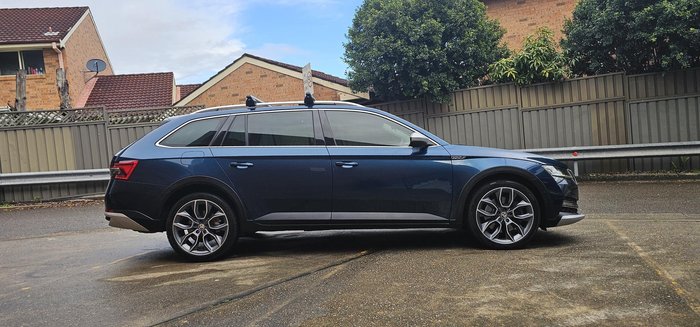 2020 SKODA Superb 200TSI Scout NP MY21 4X4 Constant Lava Blue